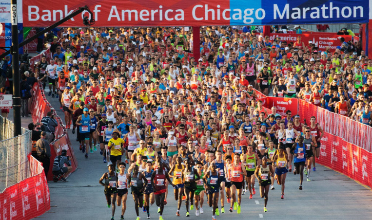 The iconic Chicago Marathon